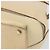 Borsa a mano Gancini in pelle beige e argento di Salvatore Ferragamo Auth hk2982 - vista 10