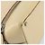 Borsa a mano Gancini in pelle beige e argento di Salvatore Ferragamo Auth hk2982 - vista 11
