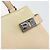Borsa a mano Gancini in pelle beige e argento di Salvatore Ferragamo Auth hk2982 - vista 14