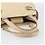 Borsa a mano Gancini in pelle beige e argento di Salvatore Ferragamo Auth hk2982 - vista 7