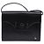 Bolso de Hombro Christian Dior de Cuero Negro Dorado Auth BA6450 - vista 2
