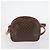Céline Borsa CELINE Macadam C Macadam in tela PVC e pelle 5 Set Marrone Blu Navy Autentica bs29369 - vista 18