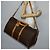 LOUIS VUITTON Borsa Boston Monogram Keepall Bandouliere 55 M41414 LV Auth BA6044 Monogramma - vista 24