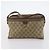 Gucci Borsa a spalla GG Supreme in PVC pelle 3Set Beige Nero Auth BA5854 - vista 17