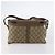 Gucci Borsa a spalla GG Supreme in PVC pelle 3Set Beige Nero Auth BA5854 - vista 18