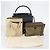 Gucci Borsa a spalla GG Supreme in PVC pelle 3Set Beige Nero Auth BA5854 - vista 24