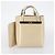 Gucci Borsa a spalla GG Supreme in PVC pelle 3Set Beige Nero Auth BA5854 - vista 9