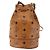 Borsa a Spalla MCM Logogram Vicetos in Pelle PVC Marrone Oro Auth BA6085 D'oro - vista 2