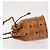 Borsa a Spalla MCM Logogram Vicetos in Pelle PVC Marrone Oro Auth BA6085 D'oro - vista 4