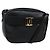 Borsa a Spalla Vala in Pelle Nera e Oro Auth BA5962 di Salvatore Ferragamo Nero D'oro
