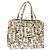 CHANEL Bisy Linie Tote Bag aus Canvas Weiß CC Auth 141391