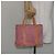 Céline Borsa a mano in tela Macadam C di CELINE in suede rosa e oro Auth bs29469 D'oro - vista 23