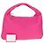 Autre Marque BORSA Hobo INTRECCIATO IN PELLE ROSA ARGENTO AUTH 143824V