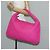 Autre Marque BORSA Hobo INTRECCIATO IN PELLE ROSA ARGENTO AUTH 143824V - vista 25