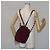 Zaino in tela Salvatore Ferragamo con catena viola e oro Auth gh681 D'oro Porpora - vista 20