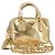 PRADA Borsa a mano in pelle 2 in 1 Oro Auth 142998 D'oro