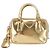 PRADA Borsa a mano in pelle 2 in 1 Oro Auth 142998 D'oro - vista 2