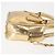 PRADA Borsa a mano in pelle 2 in 1 Oro Auth 142998 D'oro - vista 4
