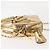 PRADA Borsa a mano in pelle 2 in 1 Oro Auth 142998 D'oro - vista 5