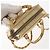 PRADA Borsa a mano in pelle 2 in 1 Oro Auth 142998 D'oro - vista 6