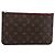 LOUIS VUITTON Monogram Neverfull MM Pouch Accesorio Pouch LV Auth BA6400 Monograma