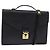 LOUIS VUITTON Epi Porta Documenti a Tracolla Nera M54462 LV Auth BA6261 Nero
