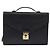 LOUIS VUITTON Epi Porta Documenti a Tracolla Nera M54462 LV Auth BA6261 Nero - vista 13