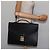 LOUIS VUITTON Epi Porta Documenti a Tracolla Nera M54462 LV Auth BA6261 Nero - vista 25
