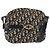 Borsa a Spalla in Tela Trotter Christian Dior Blu Navy Oro Auth 144091 D'oro