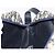 Borsa a Spalla in Tela Trotter Christian Dior Blu Navy Oro Auth 144091 D'oro - vista 19