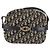 Borsa a Spalla in Tela Trotter Christian Dior Blu Navy Oro Auth 144091 D'oro - vista 2