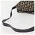 Borsa a Spalla in Tela Trotter Christian Dior Blu Navy Oro Auth 144091 D'oro - vista 7