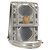 Borsa a Spalla con Catena Christian Dior Smalto Argento Auth 128918