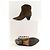 Isabel Marant Botas de ante caqui - vista 6