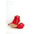 Iro Botas de ante rojo Roja - vista 5