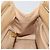 CHANEL Borsa a Mano V Stitch in Pelle di Agnello Beige Oro CC Auth 128926 D'oro - vista 18