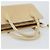 CHANEL Borsa a Mano V Stitch in Pelle di Agnello Beige Oro CC Auth 128926 D'oro - vista 7