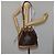 Céline Borsa a Spalla in Tela Macadam CELINE in Pelle PVC Marrone Auth gh633 - vista 23