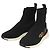 LOUIS VUITTON Calzini Sneakers Dopo Partita Cotone Nero LV Auth 133282