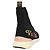 LOUIS VUITTON Calzini Sneakers Dopo Partita Cotone Nero LV Auth 133282 - vista 3