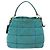 Borsa a Spalla PRADA Nylon Blu Oro Auth 141518 D'oro - vista 2