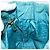Borsa a Spalla PRADA Nylon Blu Oro Auth 141518 D'oro - vista 20