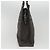 Hermès HERMES Handtasche Her Line MM Canvas Grau Silber Auth 141483 Braun - Ansicht 3