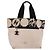 CHANEL Borsa Tote Alta Estate Canvas Rosa Argento CC Auth 142684