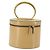 Céline Pochette Vanity in pelle metal beige oro Auth bs29414 D'oro