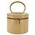 Céline Pochette Vanity in pelle metal beige oro Auth bs29414 D'oro - vista 13