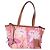 LOEWE Bolsa Tote Anagram de Lona Rosa Auth 134869M