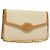 Gucci Borsa a Spalla con Catena Micro GG Supreme PVC Bianco Oro Auth BA3303 D'oro