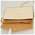 Gucci Borsa a Spalla con Catena Micro GG Supreme PVC Bianco Oro Auth BA3303 D'oro - vista 15