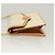 Gucci Borsa a Spalla con Catena Micro GG Supreme PVC Bianco Oro Auth BA3303 D'oro - vista 5